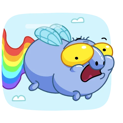 🤩 Стикер «Муха Миха» для Telegram