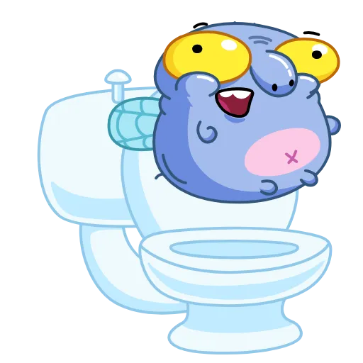 🚽 Стикер «Муха Миха» для Telegram