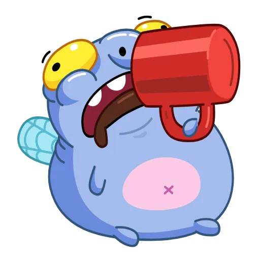 ☕️ Стикер «Муха Миха» для Telegram