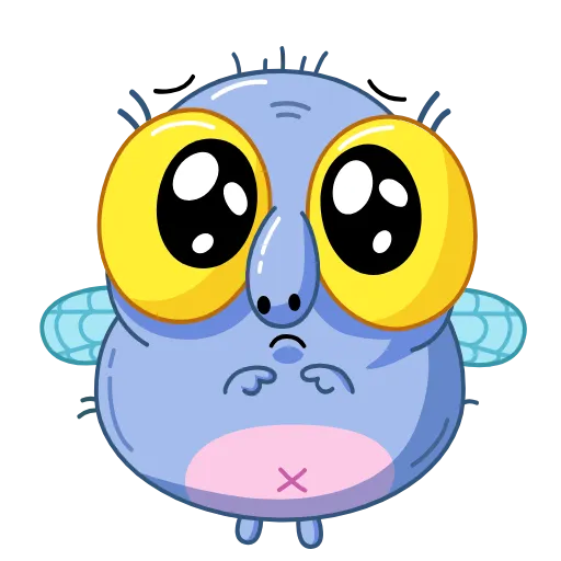 🥺 Стикер «Муха Миха» для Telegram