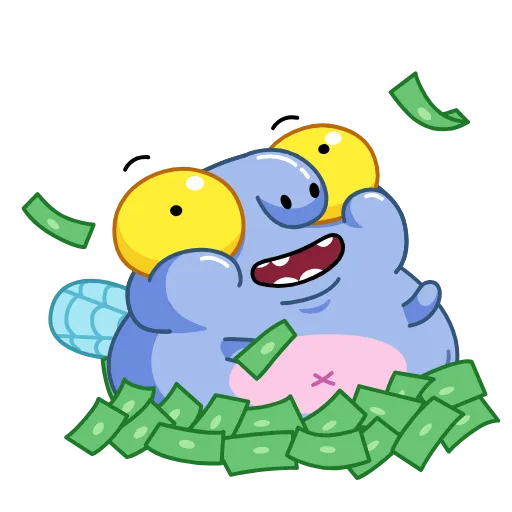 🤑 Стикер «Муха Миха» для Telegram