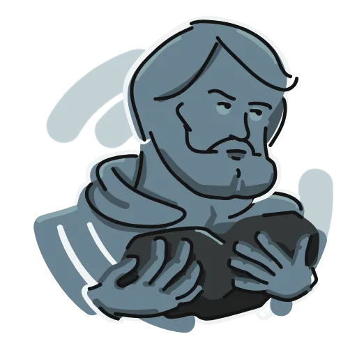Стикерпак Михайло Волков для Telegram — скачать