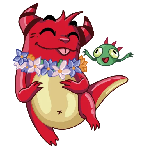 🦖 Стикер «Mike Around The World» для Telegram