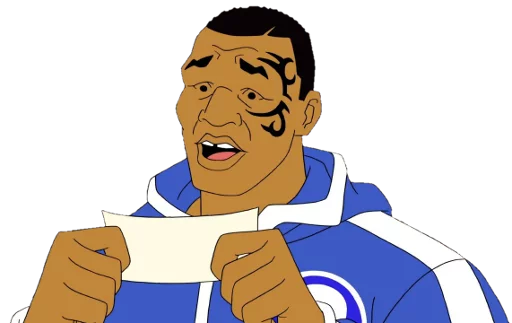 😲 Стикер «Mike Tyson Mysteries» для Telegram