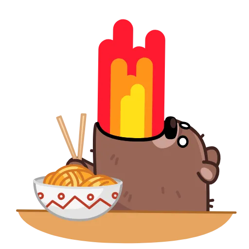 🤩 Эмодзи «Мишка Михаил» для Telegram