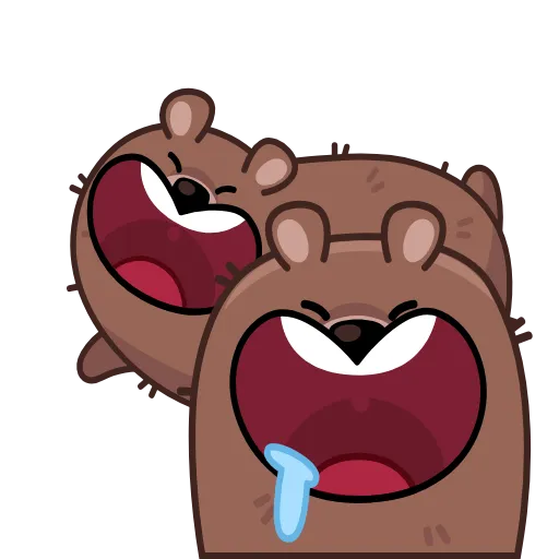 🤩 Эмодзи «Мишка Михаил» для Telegram