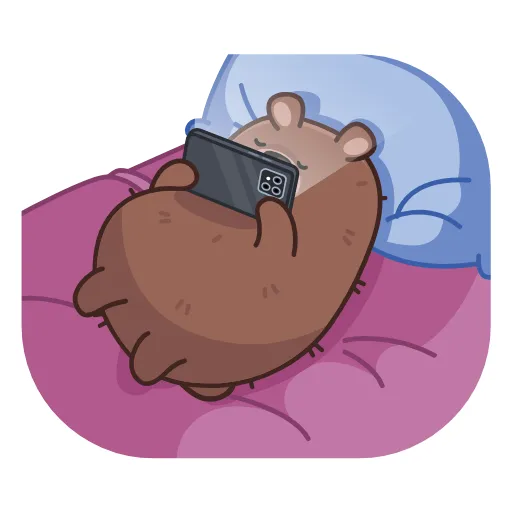 🤩 Эмодзи «Мишка Михаил» для Telegram
