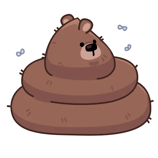 💩 Эмодзи «Анимированный набор эмоджи с Мишкой Михаилом из ВК» для Telegram