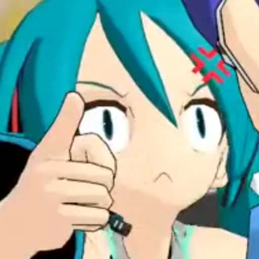 👉 Стикер «Old MMD Miku» для Telegram