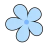 🌺 Эмодзи «Цифры и иконки розовые и голубые» для Telegram