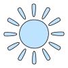 ☀️ Эмодзи «Цифры и иконки розовые и голубые» для Telegram