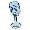 🎙️ Эмодзи «Цифры и иконки розовые и голубые» для Telegram