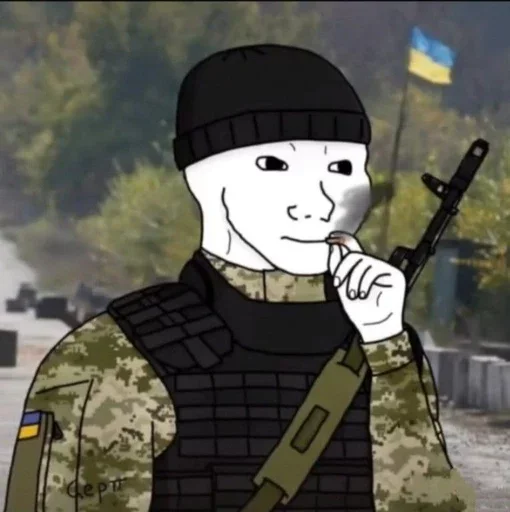 Стикерпак Military wojak для Telegram — скачать