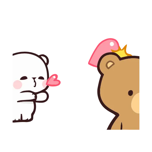 😘 Стикер «Milk and Mocha» для Telegram