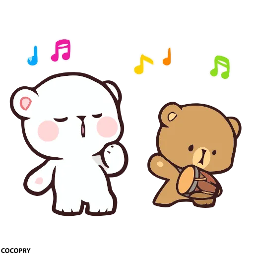💃 Стикер «Milk and Mocha» для Telegram