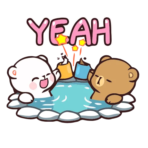 🍻 Стикер «Milk and Mocha» для Telegram