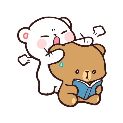 😤 Стикер «Milk and Mocha» для Telegram