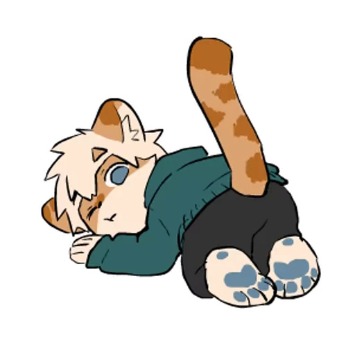 Стикерпак Milky Tiger для Telegram — скачать