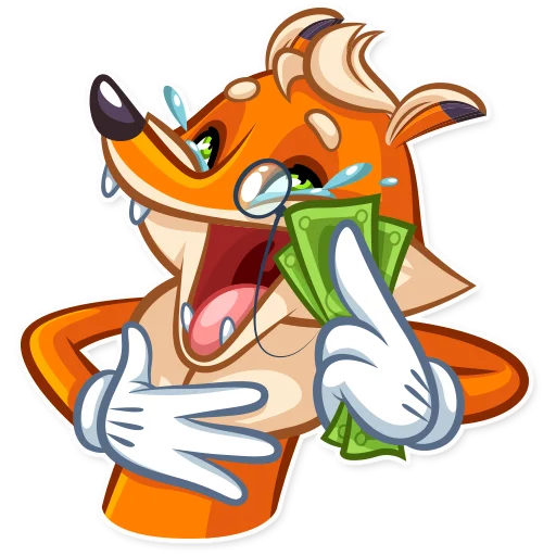 Стикерпак Millionaire Fox для Telegram — скачать