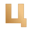 ▪️ Эмодзи «Золотые буквы, цифры, иконки» для Telegram