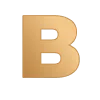 ▪️ Эмодзи «Золотые буквы, цифры, иконки» для Telegram