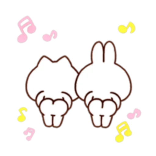 🍑 Стикер «MIMI and Neko (FULL)» для Telegram