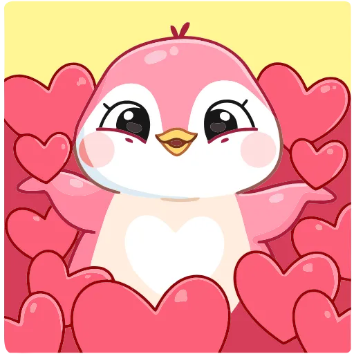 ❤️ Эмодзи «Мими» для Telegram
