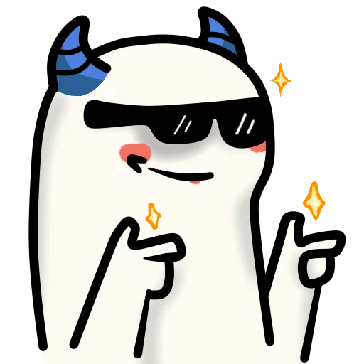 😎 Стикер «Mimo» для Telegram