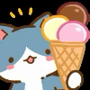 Эмодзи «Min Min Cat Emoji» для Telegram