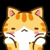 Эмодзи «Min Min Cat Emoji» для Telegram