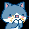 Эмодзи «Min Min Cat Emoji» для Telegram