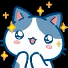Эмодзи «Min Min Cat Emoji» для Telegram