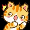 Эмодзи «Min Min Cat Emoji» для Telegram