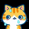Эмодзи «Min Min Cat Emoji» для Telegram
