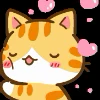 Эмодзи «Min Min Cat Emoji» для Telegram