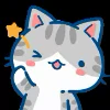 Эмодзи «Min Min Cat ()» для Telegram