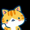 Эмодзи «Min Min Cat ()» для Telegram