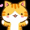 Эмодзи «Min Min Cat ()» для Telegram