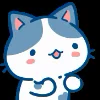 Эмодзи «Min Min Cat ()» для Telegram