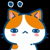 Эмодзи «Min Min Cat ()» для Telegram