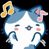 Эмодзи «Min Min Cat ()» для Telegram