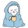 ☕️ Эмодзи «Mindfulness #cute» для Telegram