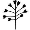 🌳 Эмодзи «black font» для Telegram