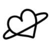 🪐 Эмодзи «black font» для Telegram