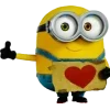 ❤️ Эмодзи «Миньончики» для Telegram