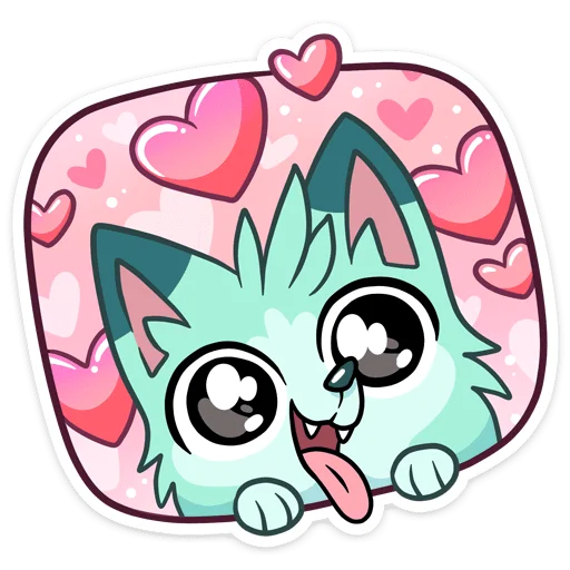 😍 Стикер «Минт без надписей» для Telegram