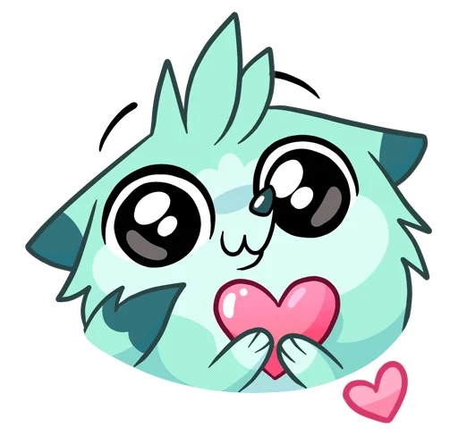 ❤ Стикер «Минт без надписей» для Telegram