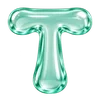 💎 Эмодзи «Стеклянные буквы» для Telegram