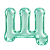 💎 Эмодзи «Стеклянные буквы» для Telegram