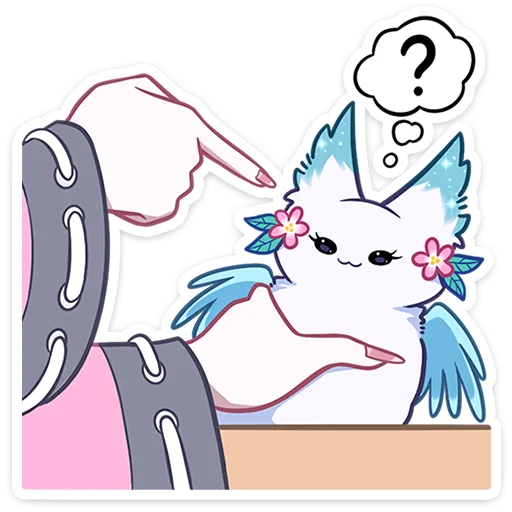 😨 Стикер «Минто 2» для Telegram